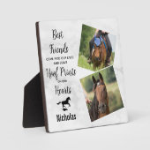 Marmeren aangepast paard foto-collage Paard Herden Fotoplaat (Voorkant)