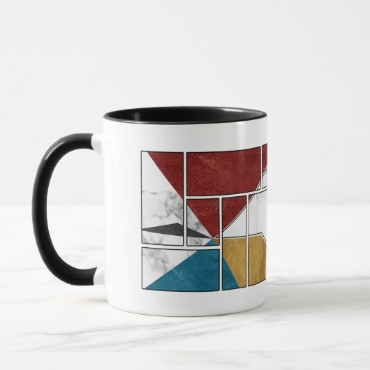 Marmeren abstract mok ontwerp (Links)