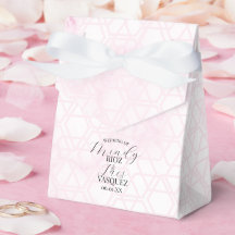 Marmeren Abstract Roze Huwelijk Script Zwart