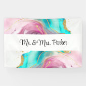 Marmeren Abstracte Banner (Horizontaal)