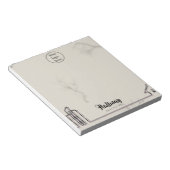 Marmeren achtergrond Gebouwen en huizen Vastgoed Notitieblok (Schuin)