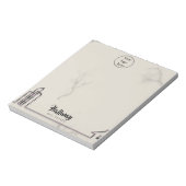 Marmeren achtergrond Gebouwen en huizen Vastgoed Notitieblok (Linkerzijde)