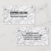 Marmeren achtergrond | Modern stijlvol Visitekaartje (Voorkant / Achterkant)
