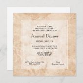 Marmeren achtergrond | Zakelijk professioneel dine Kaart (Voorkant / Achterkant)