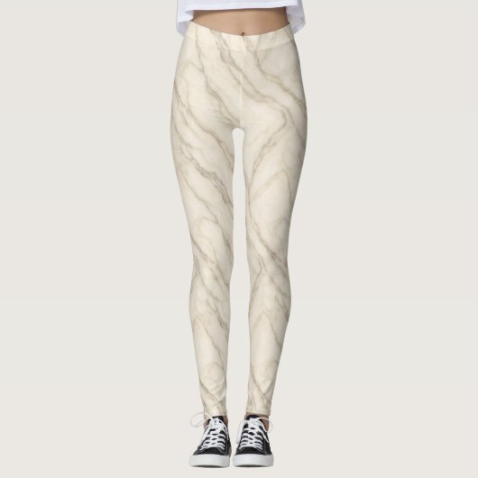 Marmeren aderen leggings (Voorkant)