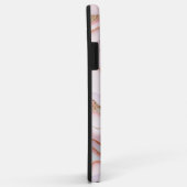 Marmeren Agaat Modern Blauw Roze Goud Collectie Case-Mate iPhone Case (Achterkant/rechts)