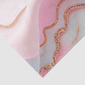 Marmeren Agaat Modern Blauw Roze Goud Collectie Tissuepapier (Detail)