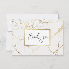 Marmeren bedankkaartjes bedankkaart