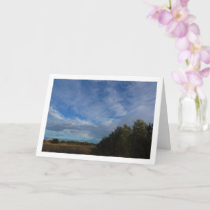 Marmeren Blauwe Hemel en Wolken, Skyscape Kaart