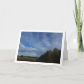 Marmeren Blauwe Hemel en Wolken, Skyscape Kaart (Voorkant)