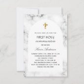 Marmeren boog eerste heilige communie kaart (Voorkant)