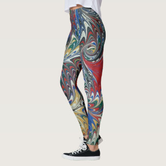 Marmeren broek leggings