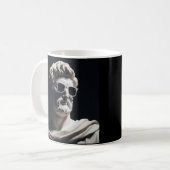 Marmeren buste koffiemok (Voorkant links)