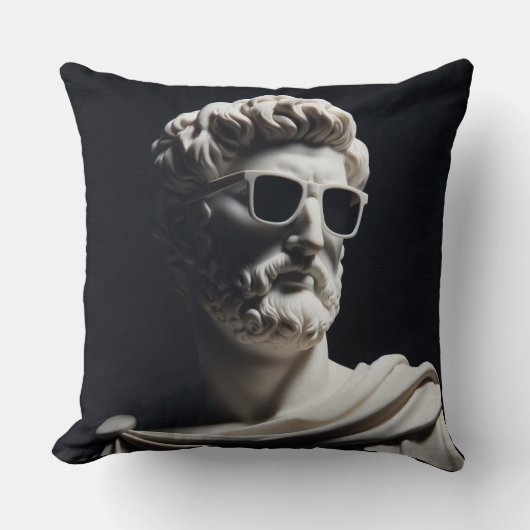 Marmeren buste kussen (Voorkant)