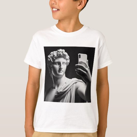 Marmeren buste t-shirt (Voorkant)
