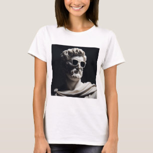 Marmeren buste t-shirt