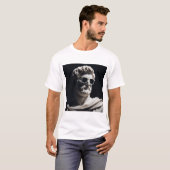 Marmeren buste t-shirt (Voorkant volledig)