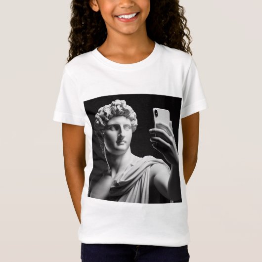 Marmeren buste t-shirt (Voorkant)