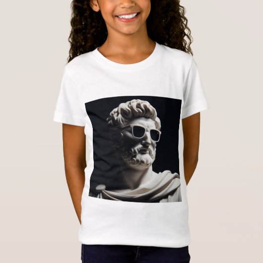 Marmeren buste t-shirt (Voorkant)