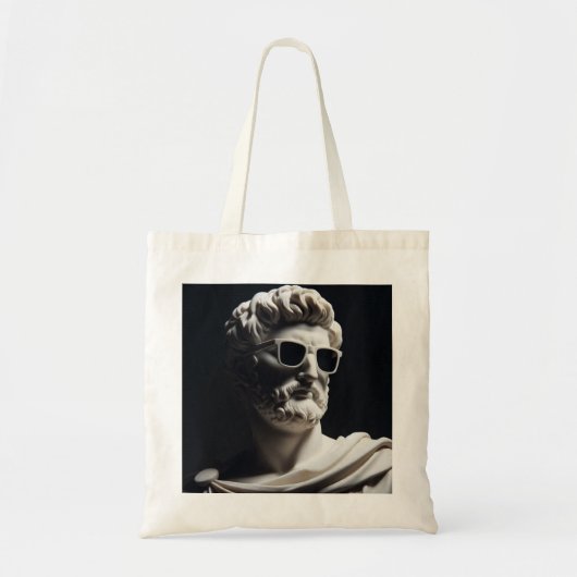 Marmeren buste tote bag (Voorkant)