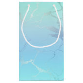 Marmeren design geschenkzak klein cadeauzakje (Achterkant)