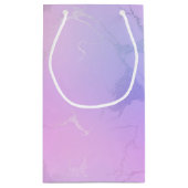 Marmeren design geschenkzak klein cadeauzakje (Achterkant)