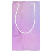 Marmeren design geschenkzak klein cadeauzakje (Voorkant)