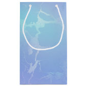 Marmeren design geschenkzak klein cadeauzakje (Achterkant)