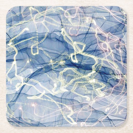 Marmeren Digitale Moderne Abstracte Kunst Kartonnen Onderzetters (Voorkant)