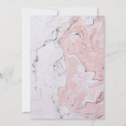 Marmeren doopuitnodiging kaart (Achterkant)