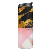 Marmeren edelsteen monogram thermosbeker (Gedraaid links)