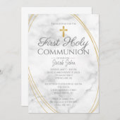 Marmeren Eerste Heilige Communie Kaart (Voorkant / Achterkant)