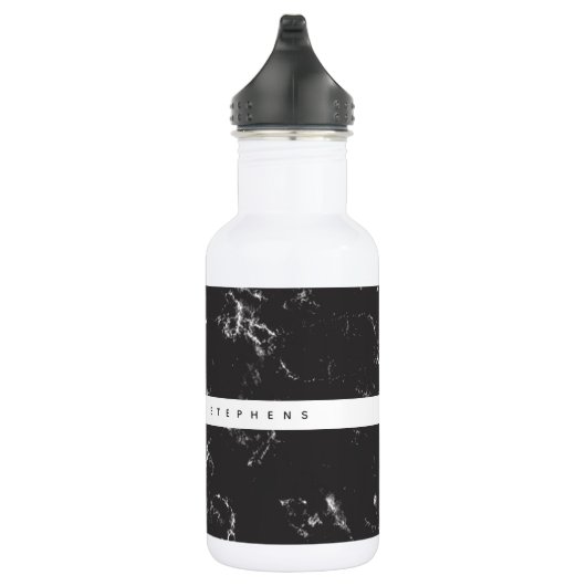 Marmeren Effect Gepersonaliseerde Waterfles (Rechts)