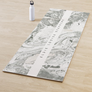 marmeren effect gepersonaliseerde yogamat
