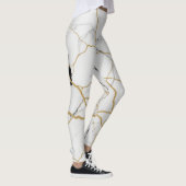 Marmeren Effect met Gouden Aderen Leggings (Rechts)