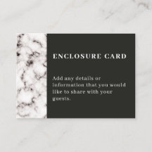 Marmeren en zwarte kaart