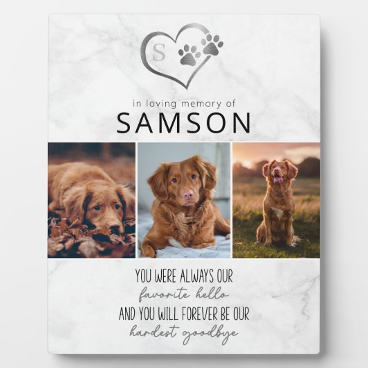 Marmeren Favoriete Hallo Moeilijkste Vaarwel Herde Fotoplaat (Voorkant)