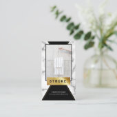 Marmeren fotohokje frame visitekaartje (Staand voorkant)