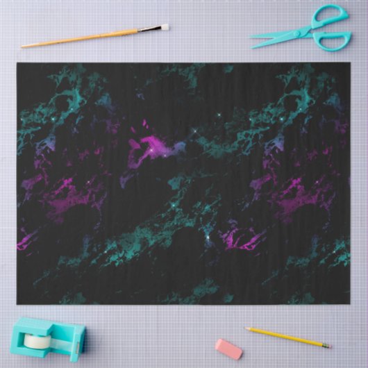 Marmeren Galaxy-serie ontwerp 2 Tissuepapier (Craft)