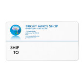 Marmeren glasreeks No.1 Etiket (Voorkant)