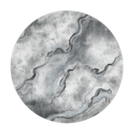 Marmeren glazen snijplank (Voorkant)