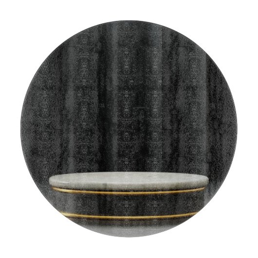 Marmeren glazen snijplank (Voorkant)