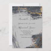 Marmeren Glitter Geometrisch Liefdevol Geheugen Kaart (Voorkant)