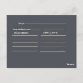 Marmeren Glitter Geometrische Bruidsdouche Briefkaart (Achterkant)