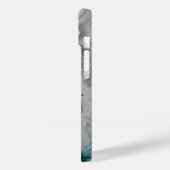 Marmeren Glitter Monogrammed Hoesje- Mate iPhone C Case-Mate iPhone Case (Achterkant / Links)