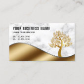 Marmeren Gouden Boom Tuinieren Landscaping Gazonve Visitekaartje (Voorkant)