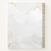 Marmeren Gouden Notitieboek (Achterkant)