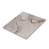 Marmeren Gouden Werveltje Keramische Tegel Tegeltje (Zijkant)