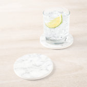 Marmeren granietsteen zandsteen onderzetter (Zijkant)