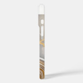 Marmeren Hoesje-Mate Stoere Apple iPhone 16 Hoesje (Achterkant / Links)